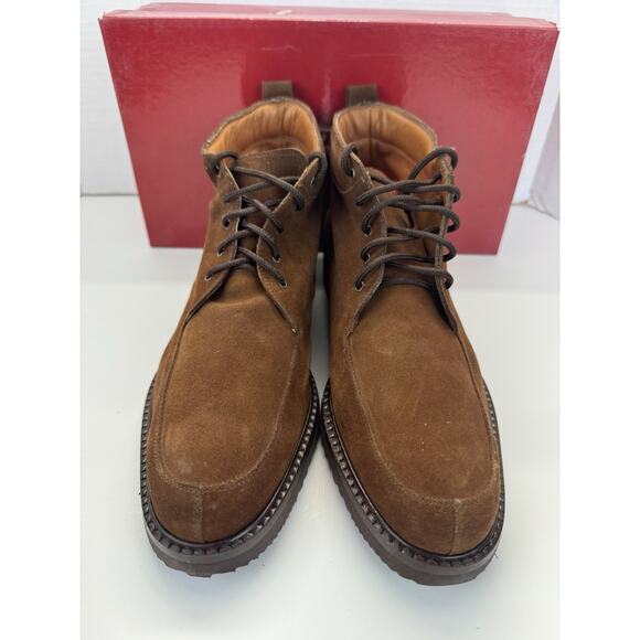 Salvatore Ferragamo Sport Women's Boots‎ SH 0266 14 10 1C Brown Suede Italy - Picture 1 of 11